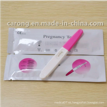Tarjeta de prueba de embarazo rápida médica de diagnóstico disponible de HCG